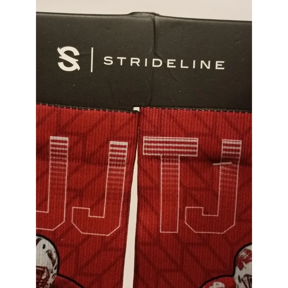 Mens Strideline J.J. Watt &‎ T.J. Watt Wisconsin Badgers Legends Crew Socks.